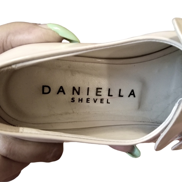 Daniella Shevel Size 38.5 Patent Leather Blush Shoes - Picture 8 of 10